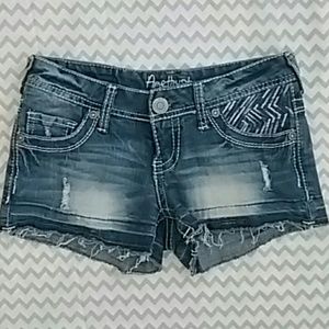 Denim shorts